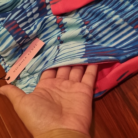 Nichole Lynel Body Scan 2 Piece Set Blue Size Medium - Picture 9 of 13